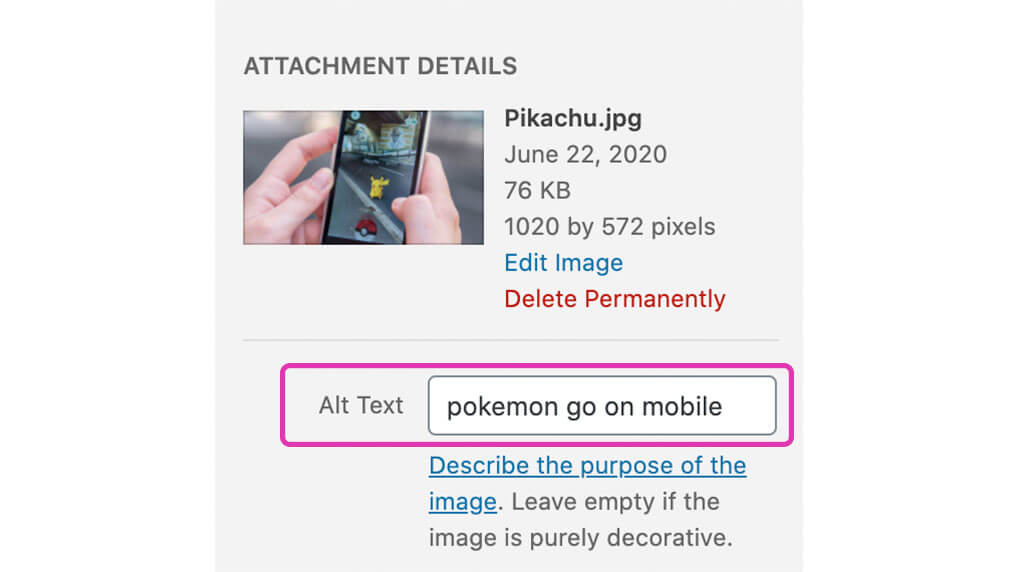 example of alt text